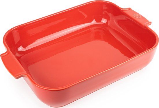 Peugeot Appolia Ovenschaal - 40 cm - Rood - Rechthoek - Keramiek - 5.2 l