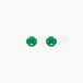 Daria Yellow Gold Cubic Zirconia Stud Earrings