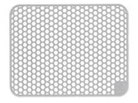 Waterval Waterval Gootsteenmat - Siliconen - Zilvergrijs - 30 x 40 cm - Rechthoekig