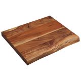 KESPER Snij- en trancheerplank acaciahout 48 x 40 x 4 cm bruin, naturel