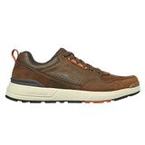 Skechers Heren Rozier MancerSneaker, Donkerbruin leer, 44 EU