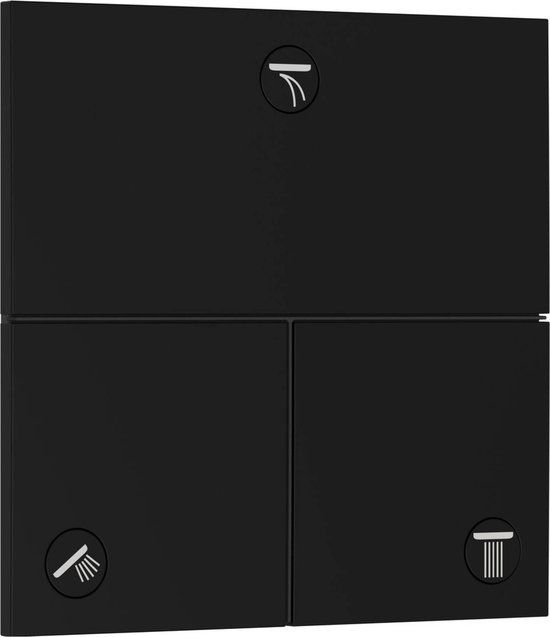Hansgrohe ShowerSelect Comfort E Afbouwdeel Inbouwthermostaat Mat Zwart