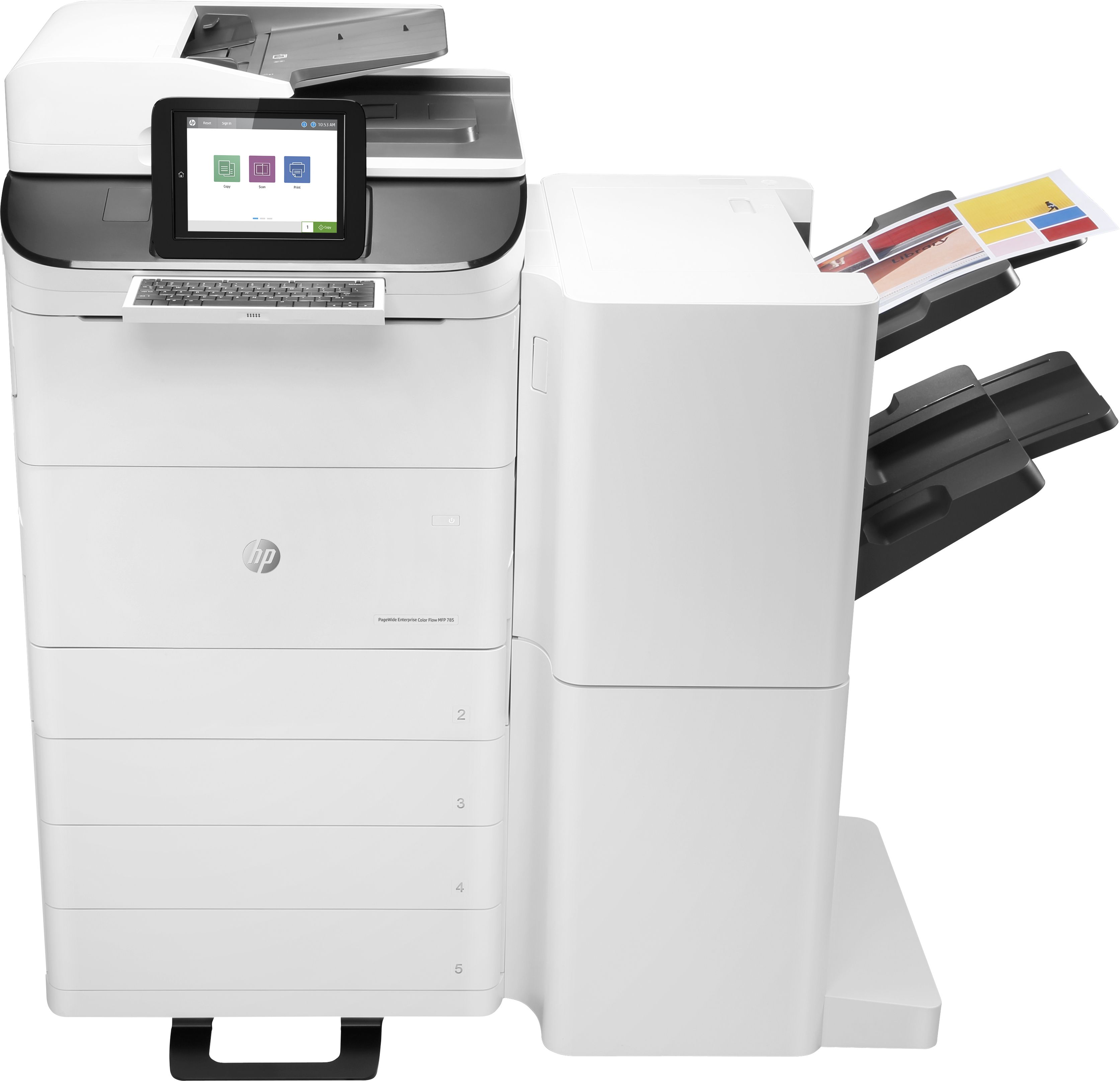 HP PageWide Enterprise Color Flow MFP 785z+ - Multifunctionele A3 Inkjetprinter - Kleur - 55 ppm - Wifi