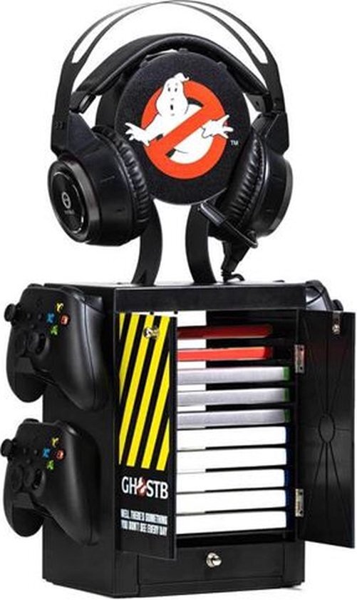 Numskull Official Game Storage Tower, Controller Holder, Headset Stand voor Xbox Series X & PS5, Ghostbusters, Ghostbusters