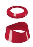 Comap afdekking met ring voor thermostaatkop Senso 2 rood