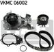 SKF Pompe à eau + kit de courroie de distribution VKMC 06002
