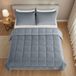 W Velvet Dekbed Zonder Overtrek - Blauw