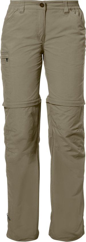 Vaude Women's Farley ZO Pants IV muddy - Maat 44