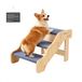 VEVOR Hondentrap 580x430x380 mm, 3-Treden Huisdierentrap, Houten Trap Geschikt voor Kleine, Middelgrote, Grote en Oudere Huisdieren, Evenals Puppy's Tot 68 Kg, Hondenladder voor Bedden, Banken en Auto's