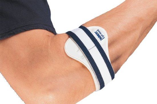 Thuasne Epi Med Elleboogbrace - Wit - Elastaan