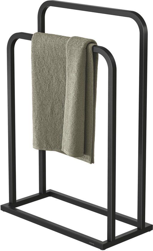 Sealskin Brix - Handdoekrek vrijstaand - Zwart - Modern - RVS