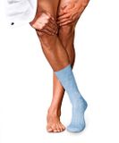 FALKE No. 2 Finest Cashmere Heren Sokken Blauw Maat 45-46