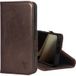 Samsung Étui en cuir pour Galaxy S24 (avec fonction support) - Marron foncé