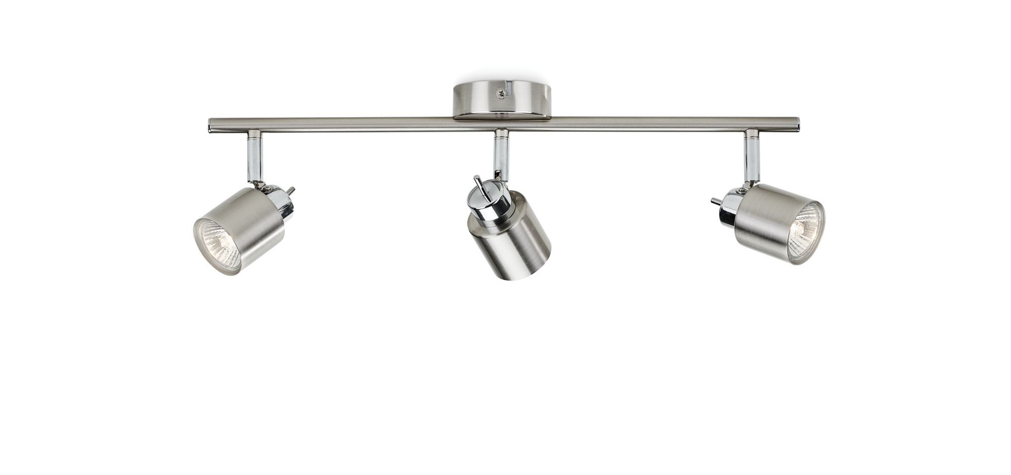 Philips Meranti LED Spot Light - 3 x GU10 - Chrome - 35W