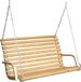 AMANKA Hollywood-Schommel van Geolied Hardhout 146x100x70 cm - max. 260 kg - inclusief Montagekettingen