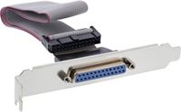 InLine® slotbeugel parallel, met 25-pins Sub D BU naar 26-pins BU strip, 0,5m
