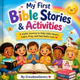 My First Bible Stories & Activities: A Joyful Journey to Help little Hearts Love, Pray and Feel God's Love