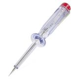 EMOS - Spanningstester en schroevendraaier 2-in-1 - Spanningstester met fasetest, volttester, spanningsmeter AC/DC - 0 (200) - 250 V - optische signalering - batterijloos - transparant