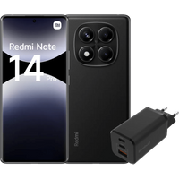 Xiaomi Redmi Note 14 Pro 256GB Zwart 4G + BlueBuilt Oplader