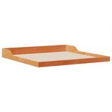 vidaXL Bedframe - Wasbruin - 200 x 200 cm - Massief grenenhout
