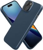 kwmobile telefoonhoesje geschikt voor Apple iPhone 15 - Hoesje voor smartphone - Back cover in metallic zodiac blue