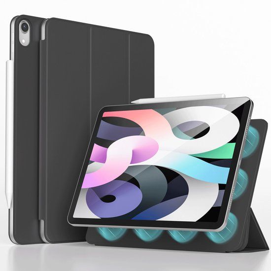 imoshion Tablet Hoes - Geschikt voor Apple iPad 11 2025 A16 / iPad 10e generatie (2022) 10.9 inch - Magnetic Bookcase - Zwart