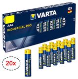 VARTA 20x Industrial PRO Micro AAA LR03 LR 03 batterijen, 1,5V, alkaline batterijen