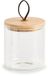 Zeller Glazen pot met deksel met lus, 880 ml