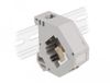 Delock DIN rail Adapter with Keystone LC Duplex female to LC Duplex female beige