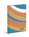 Agenda 2025 januari-december 2025, hardcover, wekelijks, blauw en oranje