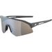 ALPINA Sonic HR Q-LITE - Stijlvolle sportbril, snelle bril voor dames en heren, stabiele en comfortabele pasvorm, individueel aanpasbare neusvleugels, UV-A-, B- en -C bescherming, midnight grey, one