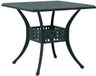 vidaXL Tuintafel 80x80x75 cm gietaluminium groen