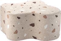 Wigiwama Teddy Cloud Pouffe / Poef - Ø40x25cm - Terrazzo Sand