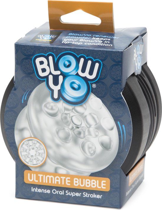 BlowYo - Ultimate Bubble - Intense Oral Super Stroker - transparant
