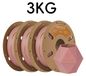 PLA filament 1,75 mm - 3 kg spool - Clay red colour