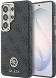 Guess 4G Strass Logo Back Cover voor Samsung Galaxy S26 Ultra - MagSafe - Grijs