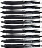 Schneider 135301 Haptify balpen (lijndikte medium) verpakking van 10 zwart