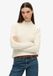 Superdry Essential Mock Neck Trui Vrouwen - Wit - Maat 38-40
