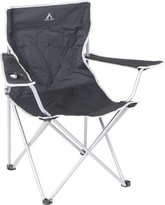 Camp Gear Stoel - Opvouwbaar - Compact - Zwart