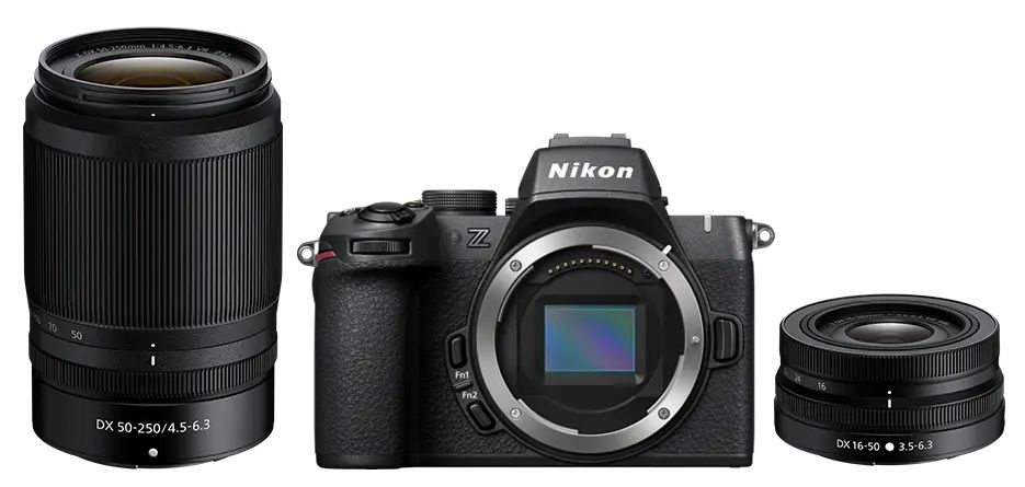 Nikon Z 50II - Systeemcamera - 20.9MP - 16-50mm & 50-250mm lens - Zwart