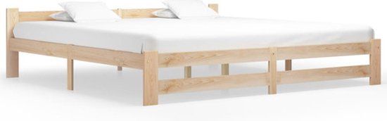 vidaXL Bedframe massief grenenhout 200x200 cm