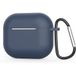 Techsuit Silicone Hoesje voor Apple AirPods 4, Marineblauw