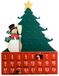 Kurt Adler Houten adventskalender met sneeuwpop en boom