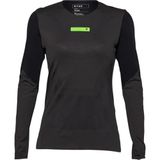 Fox Racing Dames Long Sleeve Cycling Jersey Fox Lady RAWTEC Zwart M Shirt, M