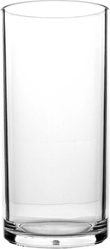Bo-Camp Long Drinkglas - 330 ml - 2 Stuks - Polycarbonaat - Transparant