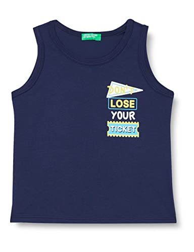 United Colors of Benetton Tanktop - Blauw - 3 Maanden