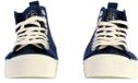 Bensimon Stella-sneakers met veters Blauw Dames Hoge sneakers Textiel/Rubber Maat 40