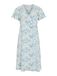 VILA Robe 'VILovie' bleu clair / vert olive / blanc