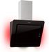 Klarstein Helena Afzuigkap schuin, Schuine wandkap met 594 m³/u, RGB sfeerlicht, Recirculatie & afvoer, LED-verlichting, Touch-control, 60 cm, zwart