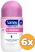 Sanex 6x Deoroller Dermo Invisible (6 x 53 ml)